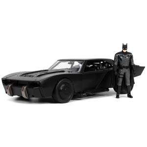 Jada Toys The Batman 1:24 Scale Die-Cast Metal Vehicle - Batman & Batmobile