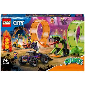 LEGO City: Stuntz Double Loop Stunt Arena Motorbike Set (60339)